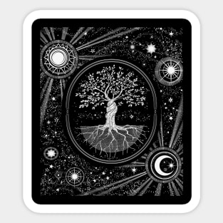 Celestial Tree of Life Sticker